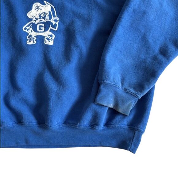 Y2K vintage Galena Pirates Illinois Blue Crewneck Graphic Sweatshirt Large - Picture 3 of 9